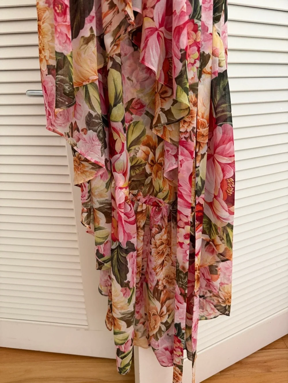 Bronx and Banco Pink Floral Maxi Dress - Picture 6 of 8